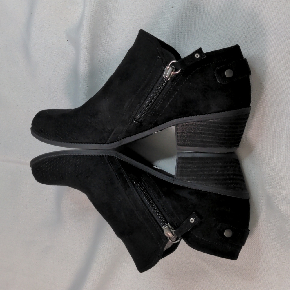 Dr. Scholls Women's Black Better Almond Toe Block Heel Size 6.5 - Picture 5 of 8